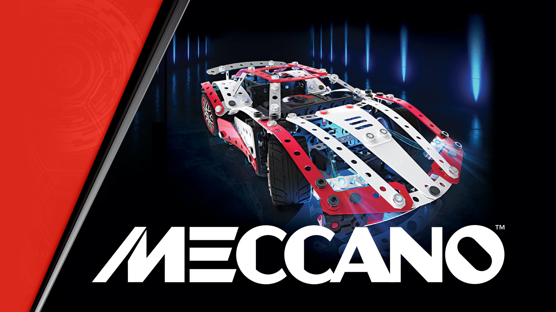 Me-ccano 1277747 Building Kit for 27 Models Set With LED Head and Tail Model Set Super Car Mixed Colours 10+ Years